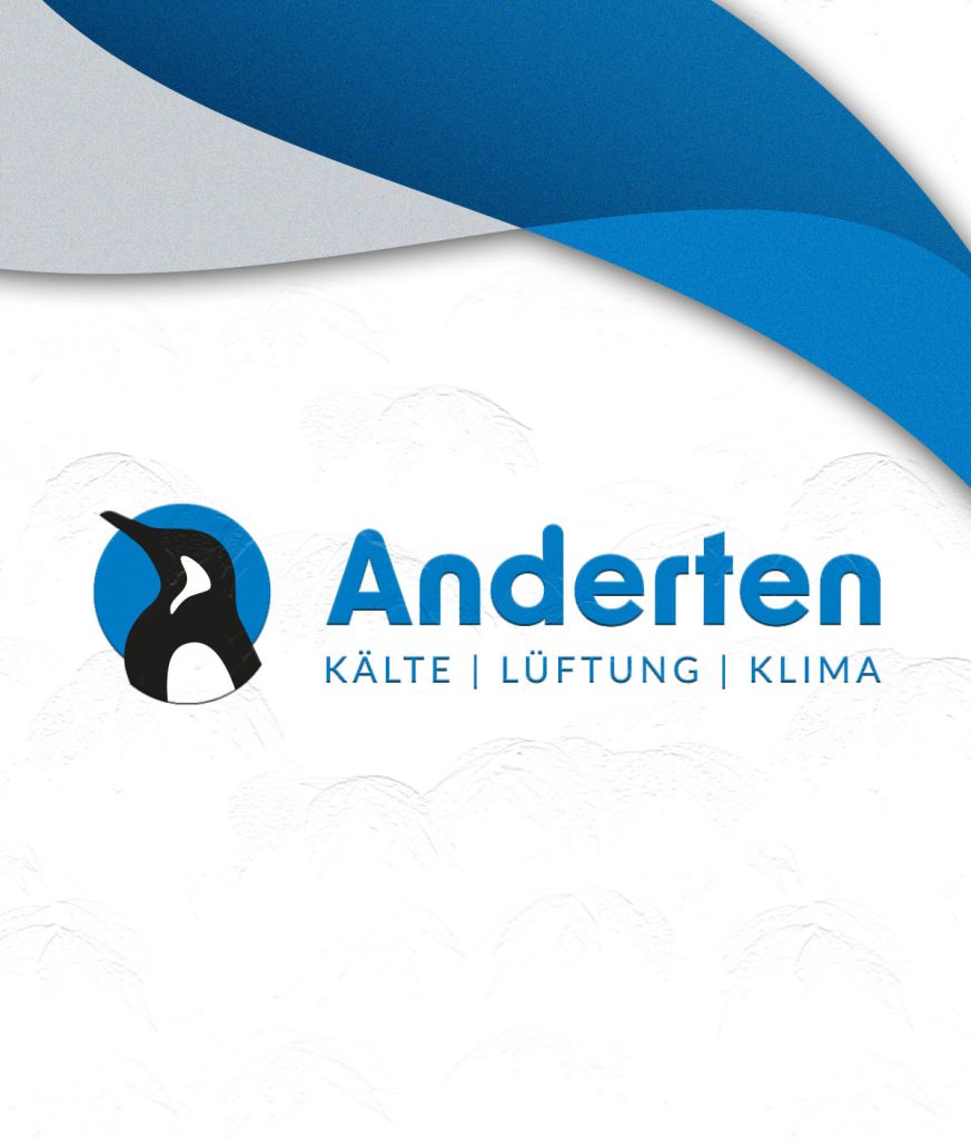 Logo und Markenschärfung für das Familien­unternehmen Anderten Kälte & Klima