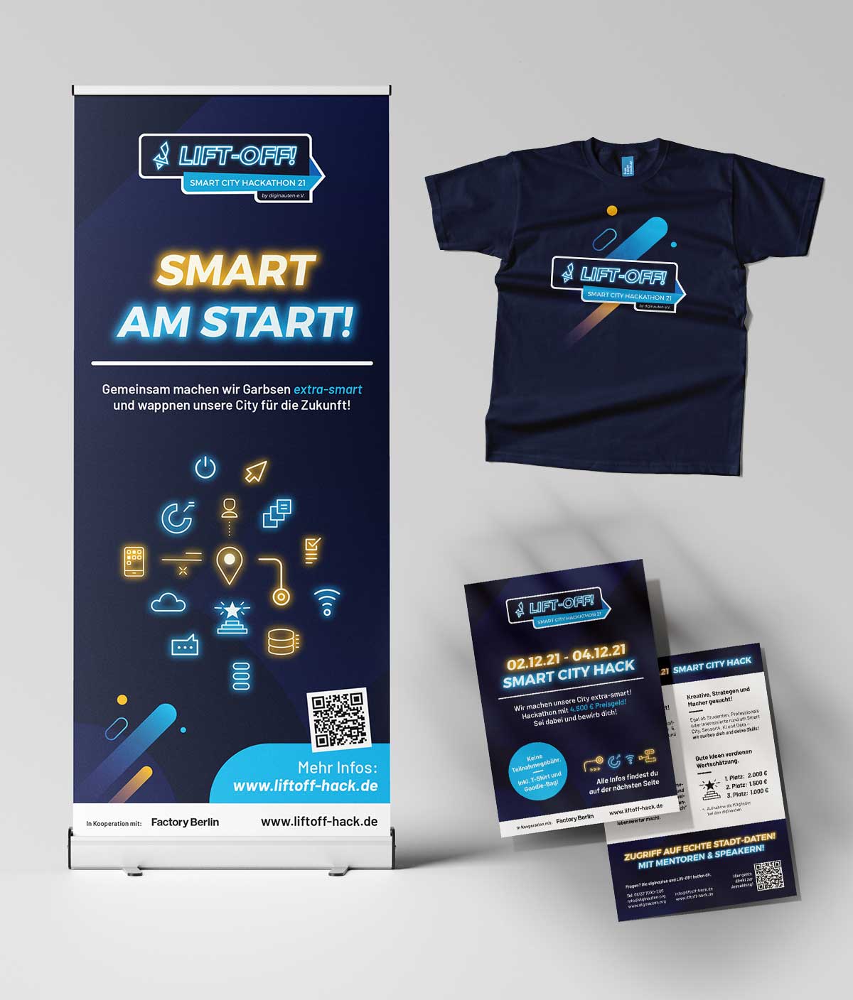 Markenentwicklung & Branding „Lift-Off!“ Hackathon | Stadtwerke Garbsen